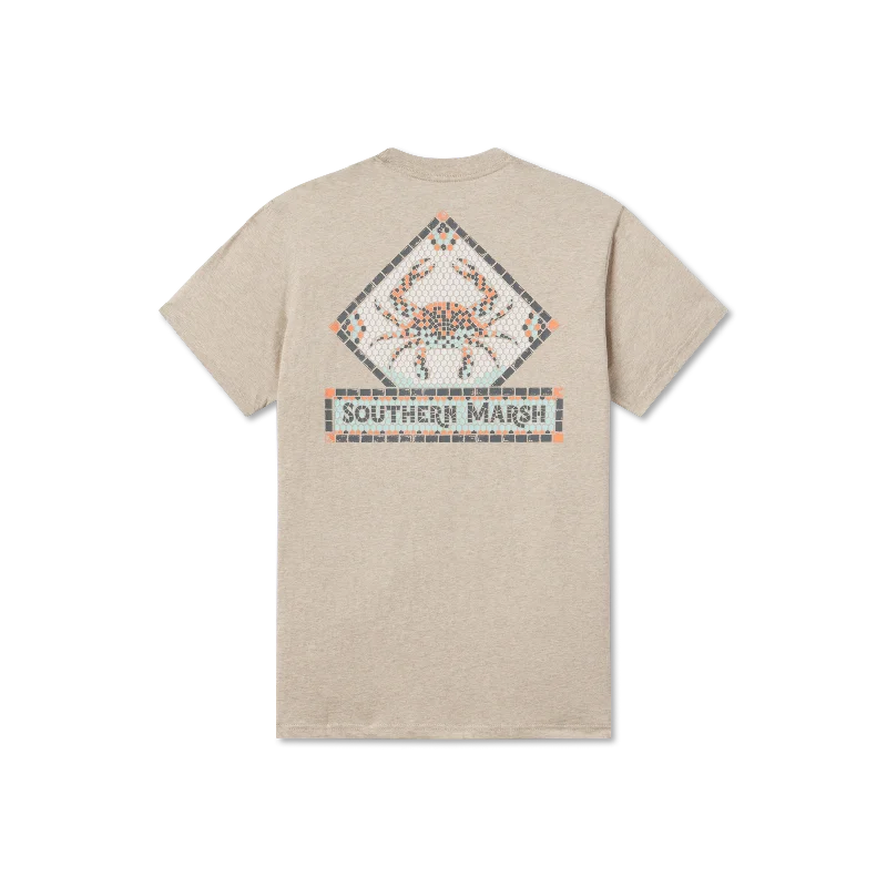 Sheer T-ShirtsMosaic Crab Tee