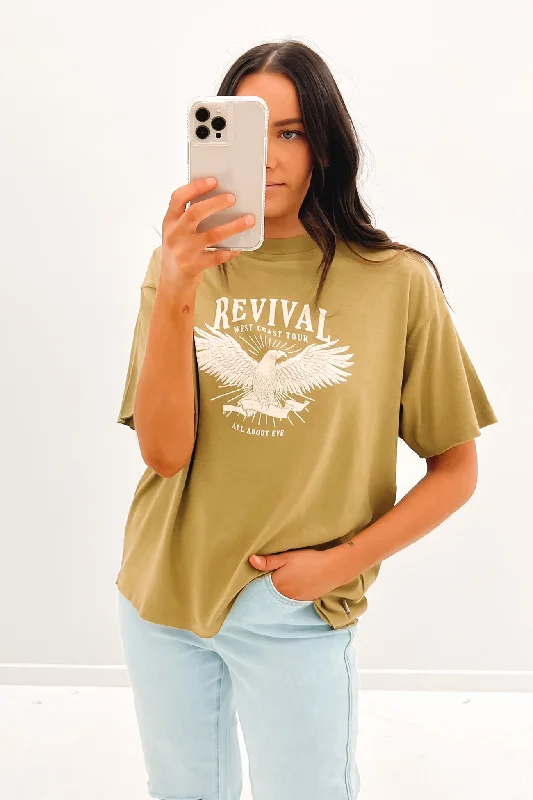 Ruffled T-ShirtsRevival Tee Camo