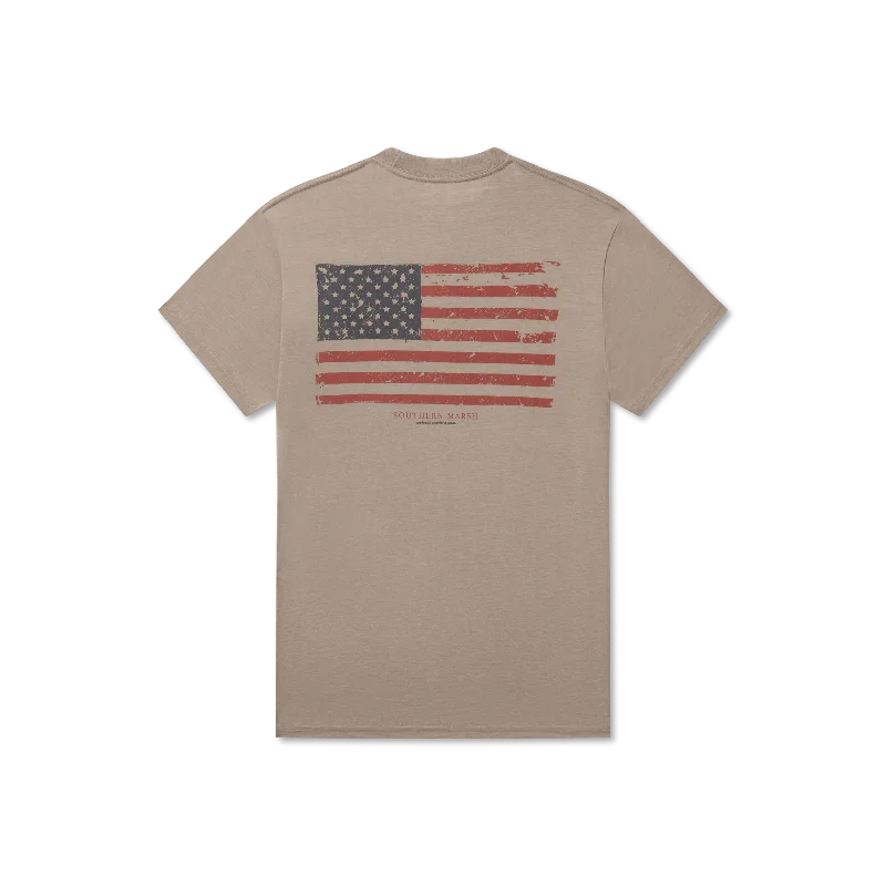 Fringed T-ShirtsSEAWASH™ Tee - Vintage Flag