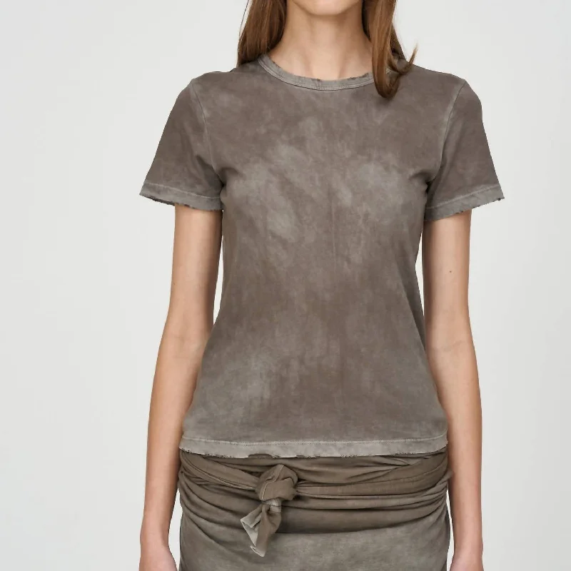 Ribbed Cuff T-ShirtsStandard Tee In Vintage Taupe