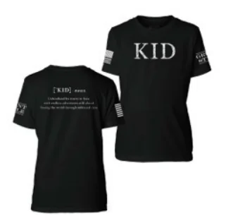 Quick-Dry T-ShirtsYouth Kid Defined Tee- Black