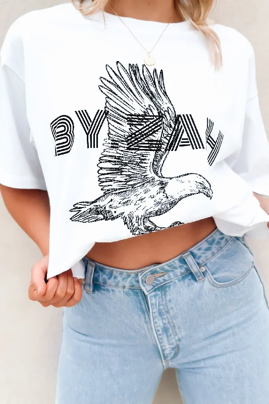 V-Neck T-ShirtsZEP Eagle Tee White